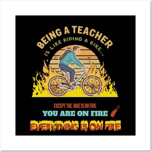 Being a Teacher is Easy Posters and Art